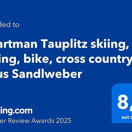 Apartman Tauplitz Skiing, Hiking, Bike, Cross Country - Haus Sandlweber Obersdorf Zewnętrze zdjęcie