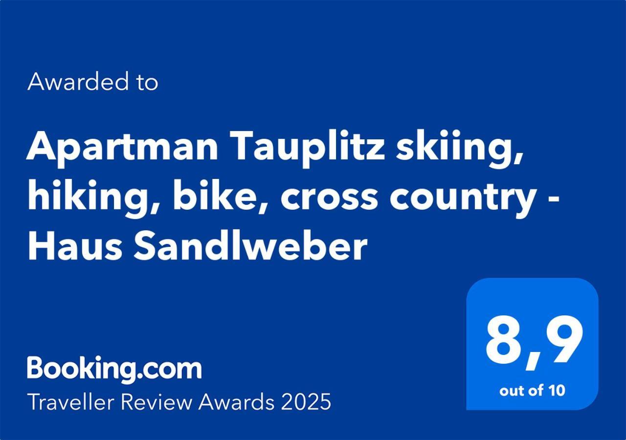 Apartman Tauplitz Skiing, Hiking, Bike, Cross Country - Haus Sandlweber Obersdorf Zewnętrze zdjęcie
